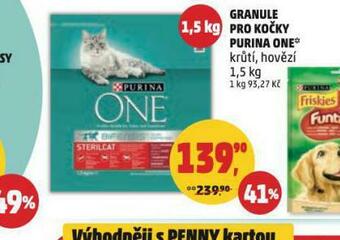 Penny Market Purina one granule pro kočky nabídka