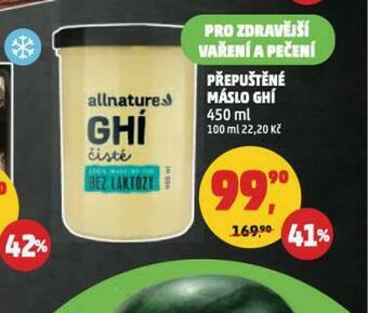 Penny Market Ghí přepuštěné máslo nabídka