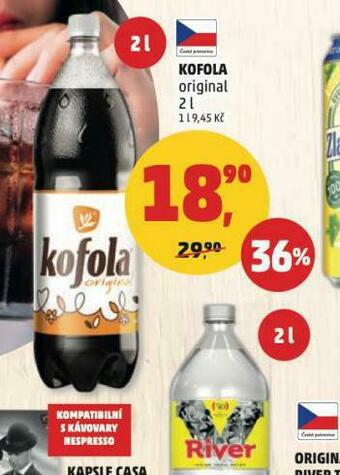 Penny Market Kofola original 2l nabídka