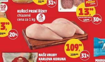Penny Market Kuřecí prsní řízky nabídka
