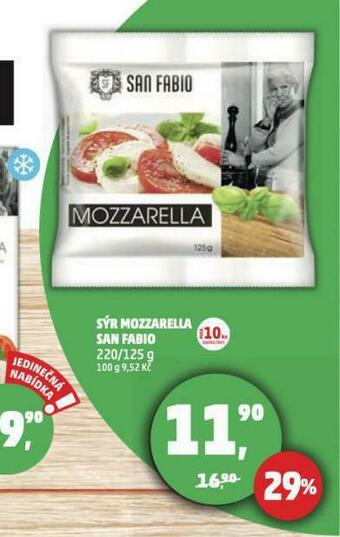 Sýr mozzarella san fabio