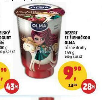 Penny Market Olma dezert se šlehačkou nabídka