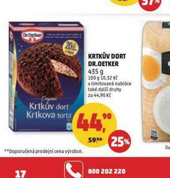Penny Market Dr. oetker krtkův dort nabídka