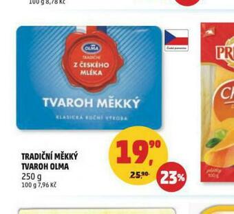 Penny Market Tradiční měkký tvaroh olma nabídka
