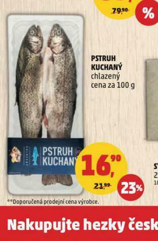 Penny Market Pstruh kuchaný nabídka