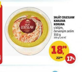 Penny Market Salát coleslaw karlova koruna nabídka