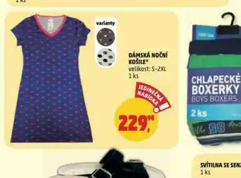 Penny Market Dámské noční košile nabídka