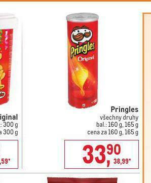 Makro Pringles nabídka