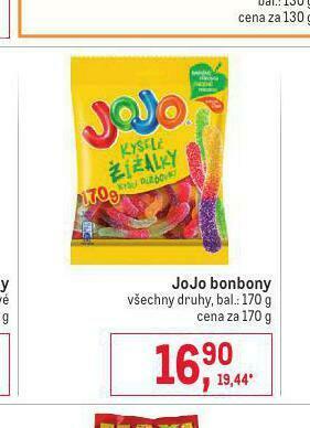 Makro Jojo bonbony nabídka