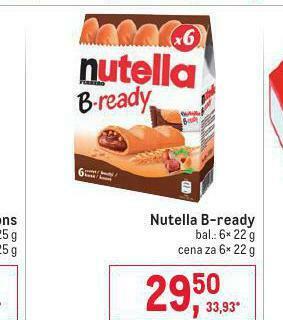 Makro Nutella b-ready nabídka