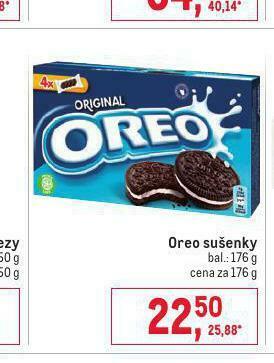 Makro Oreo sušenky nabídka