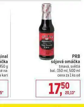 Makro Prb sójová omáčka nabídka