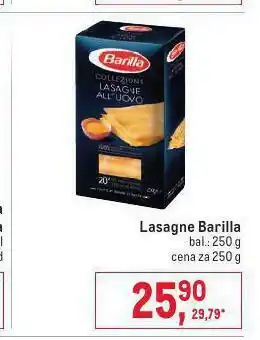 Makro Lasagna barilla nabídka
