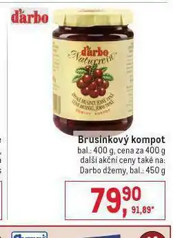 Makro Brusinkový kompot nabídka