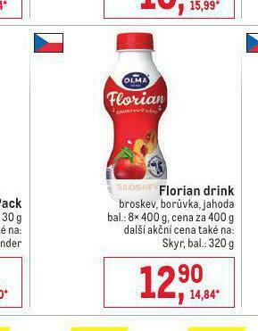 Makro Florian drink nabídka