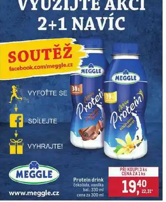 Makro Protein drink nabídka