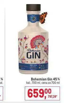 Makro Bohemian gin nabídka