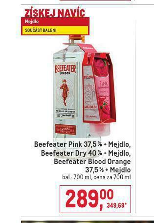 Makro Beefeater gin nabídka