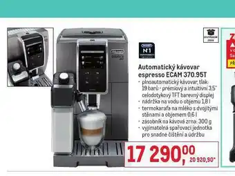 Makro Automatický kávovar espresso nabídka