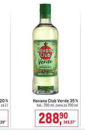 Makro Havana club verde nabídka
