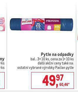 Makro Pytle na odpadky nabídka