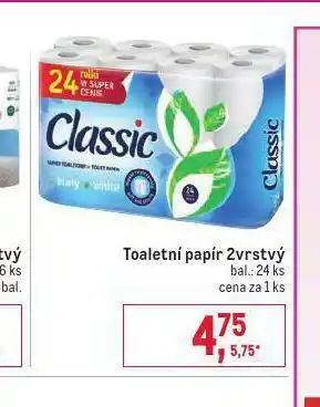 Makro Classic toaletní papír nabídka