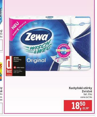 Makro Zewa kuchyňské utěrky nabídka