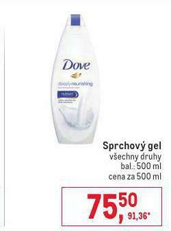 Makro Dove sprchový gel nabídka