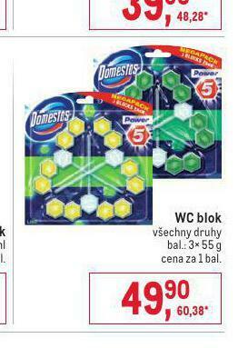 Makro Domestos wc blok nabídka