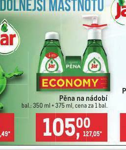Makro Jar pěna na nádobí nabídka