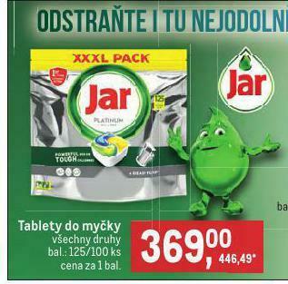 Makro Jar tablety do myčky nabídka