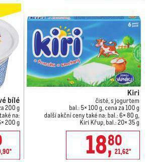 Makro Kiri sýr nabídka