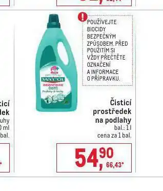 Makro Sanytol na podlahy a plochy nabídka