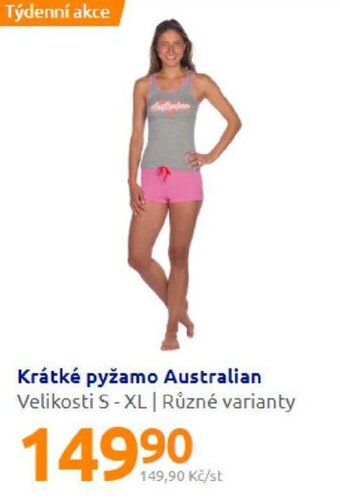 Krátké pyžamo Australian