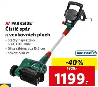 Lidl Parkside Čistič spár a venkovních ploch nabídka