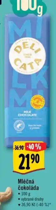 Albert Mléčná čokoláda 100g nabídka