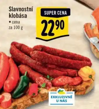 Albert Slavnostní klobása 100g nabídka