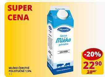 Flop Mléko čerstvé polotučné 1,5% 1l nabídka