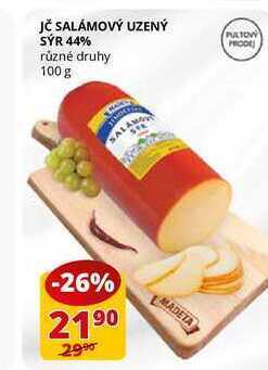 Flop Jč salámový uzený sýr 44% různé druhy 100 g nabídka