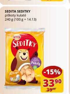 Flop Sedita seditky piškoty kulaté 240 g nabídka