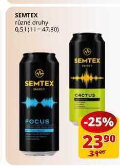 Flop Semtex různé druhy 0,5l nabídka