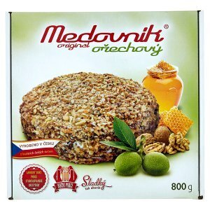 Lidl Medovník original ořechový 800g nabídka