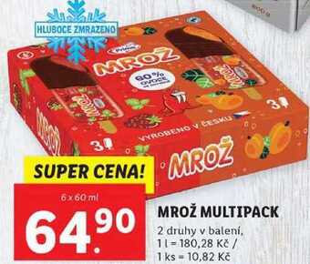 Lidl Mrož multipack, 6x 60 ml nabídka