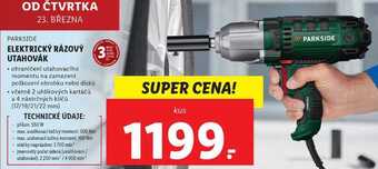 Lidl Elektrický rázový utahovák nabídka
