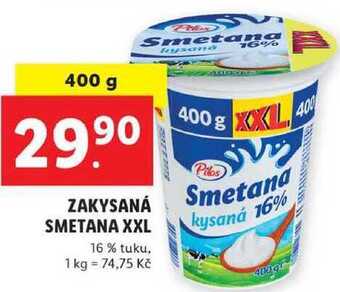 Lidl Zakysaná smetana xxl, 400 g nabídka