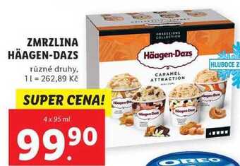 Lidl Zmrzlina häagen-dazs, 4x 95 ml nabídka