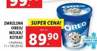 Lidl Zmrzlina oreo/milka/kitkat, 480 ml nabídka