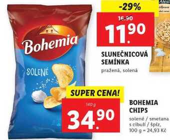 Lidl Bohemia chips, 140 g nabídka