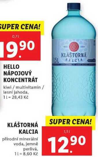 Lidl Kláštorná kalcia, 1,5 l nabídka