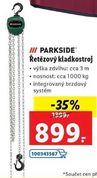 Lidl Řetězový kladkostroj nabídka